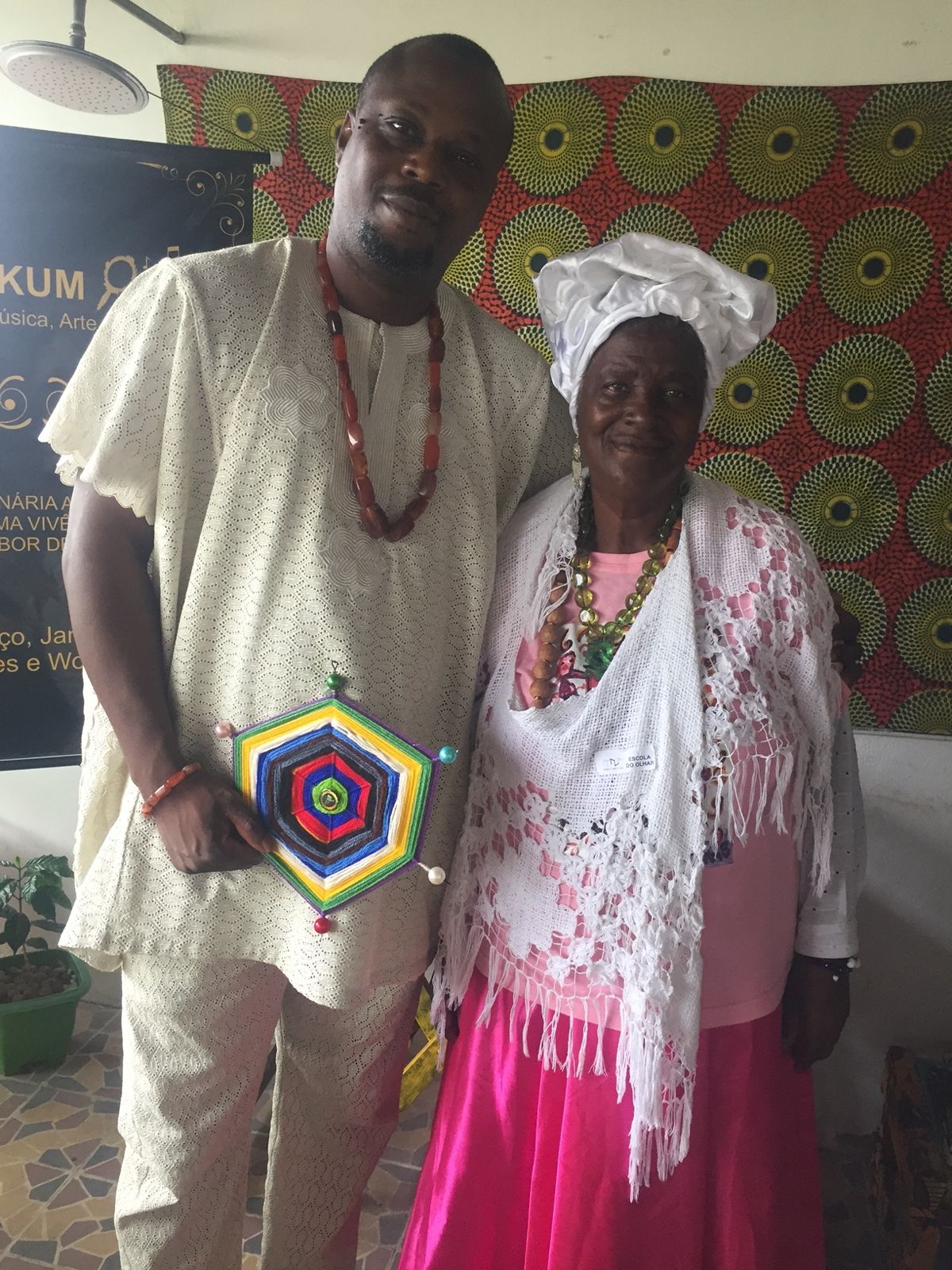 Adeyinka Oduniyi in Yoruba attire